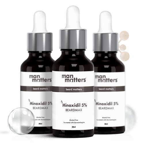 Beardmax 5% Minoxidil Beard Growth Serum - Pack of 3