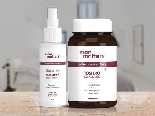 Complete Endurance Solution| 1x Endure+ Spray + 1x Tostero Capsules