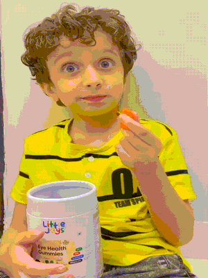 How Aryan uses Little Joy’s Eye Gummies -