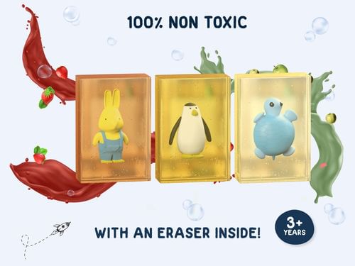 Toy Soap - Pack of 3  (2-5 years)